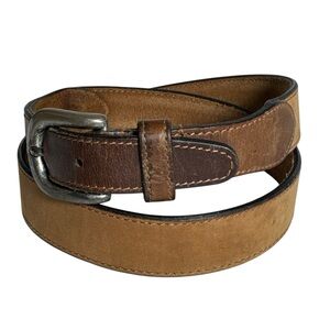 John Henry Full Grain Cowhide Slim Men's Belt - Size 36 - Vintage